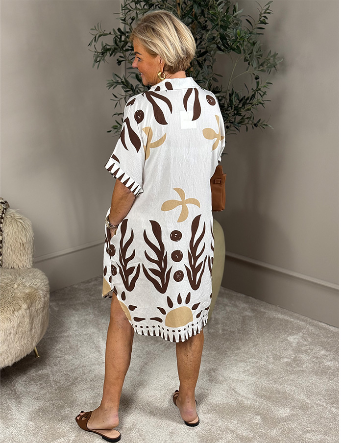 Jurk Solara 1042 Bruin