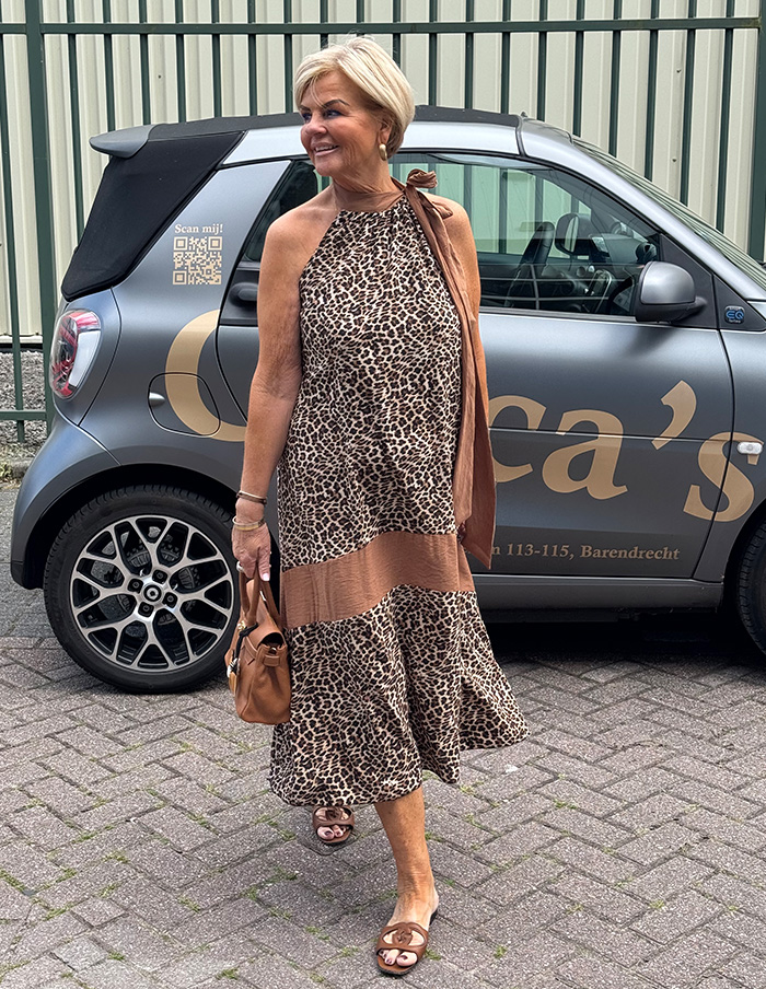 Jurk Moana 33661 Bruin/Leopard