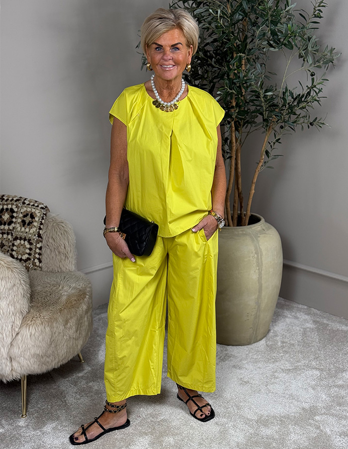 Broek Aloah 3826 Geel