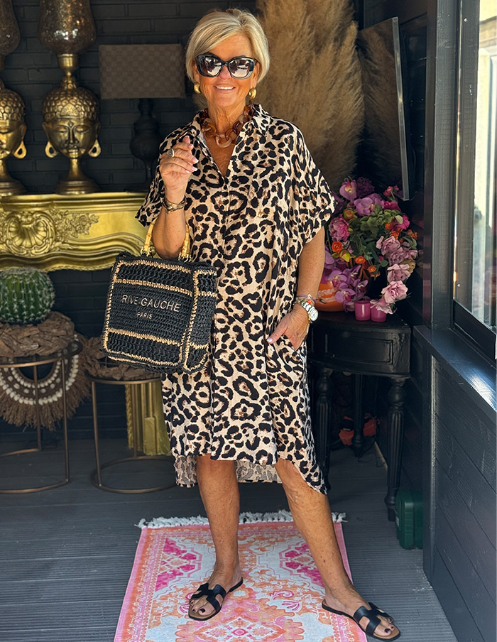 Jurk 1 Mancha Loca Leopard 613 Beige