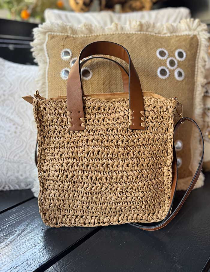Tas Ola de Palma Raffia