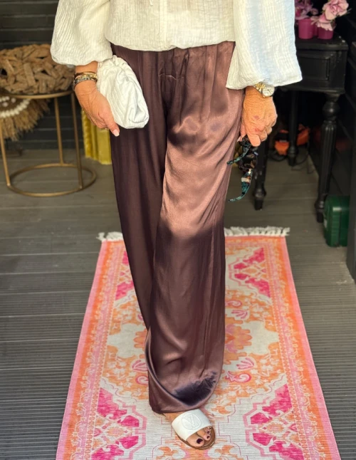 Broek Aura 32331 Donkerbruin 
