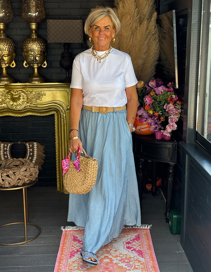 Rok Maxi Jeanière 660941 Light Blue