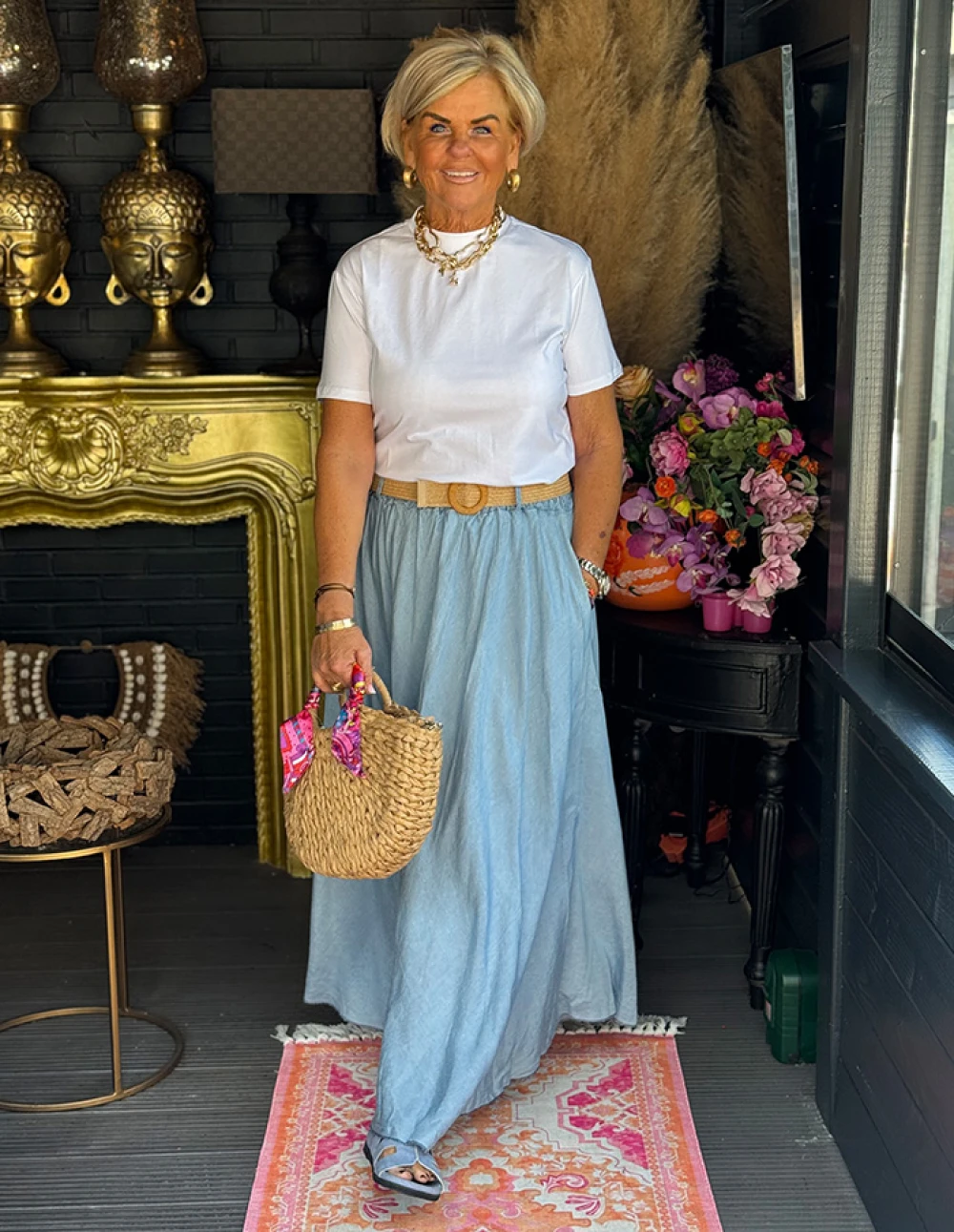 Rok Maxi Jeanière 660941 Light Blue