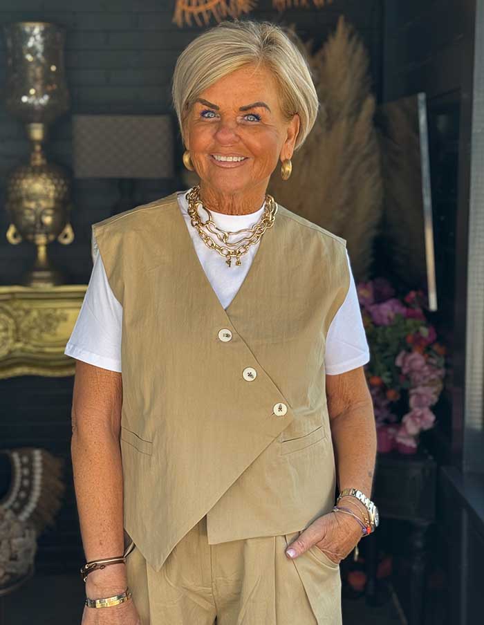 Gilet Safari 3246 Camel