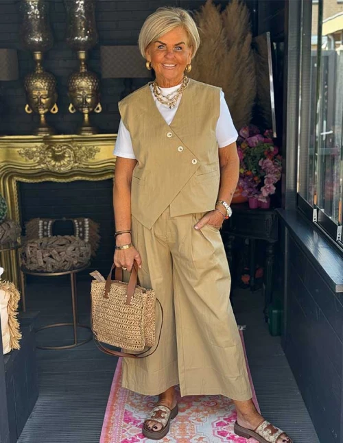Gilet Safari 3246 Camel