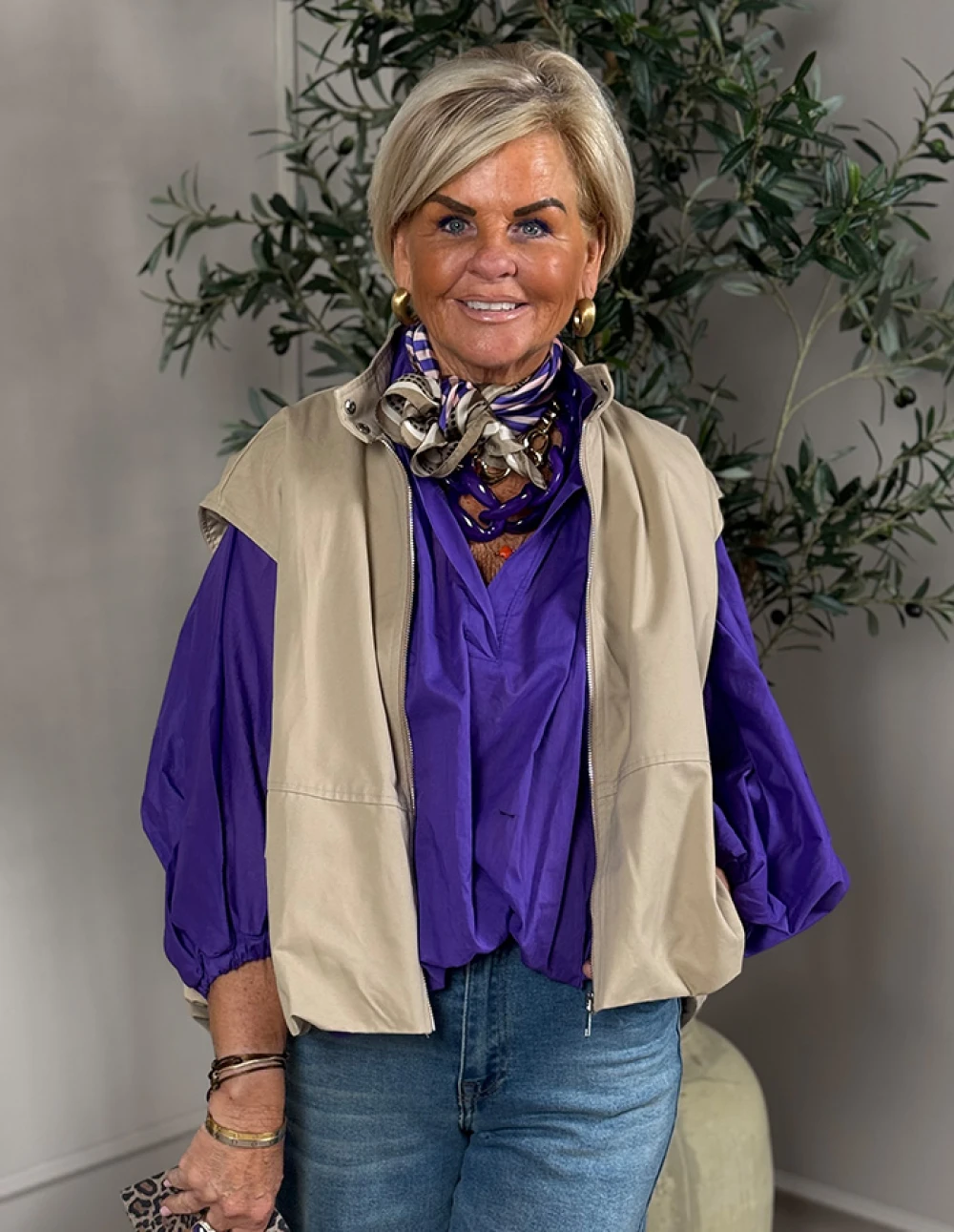 Gilet Olive 831085 Beige