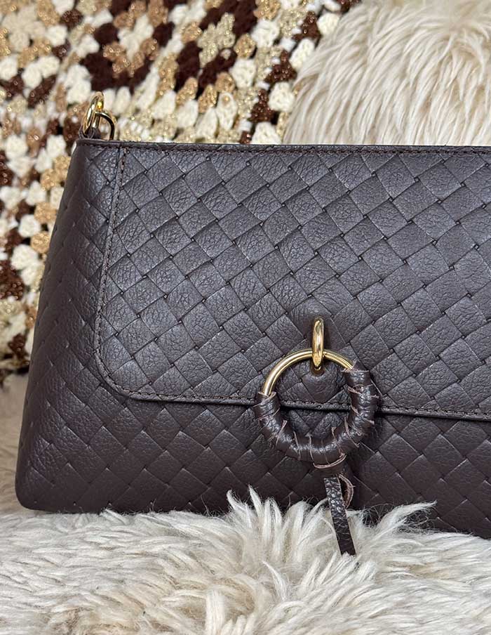 Tas Braided Bruin
