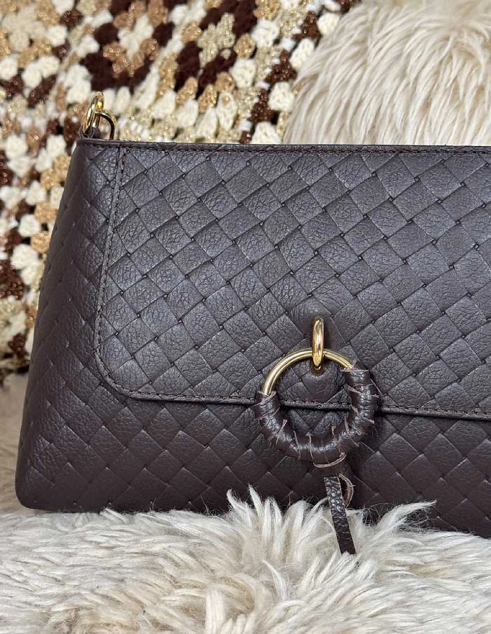 Tas Braided Bruin