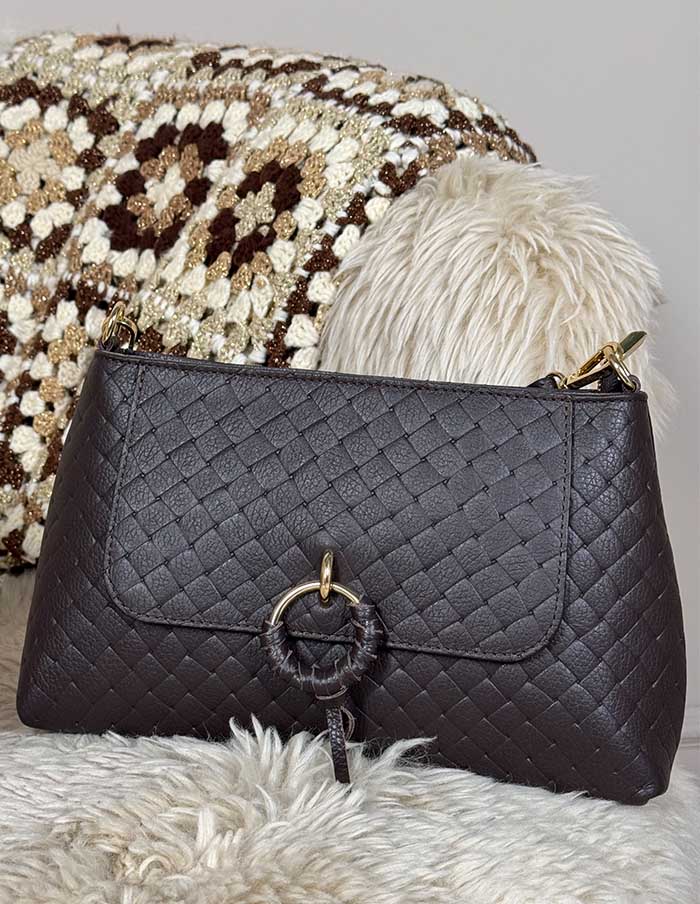 Tas Braided Bruin
