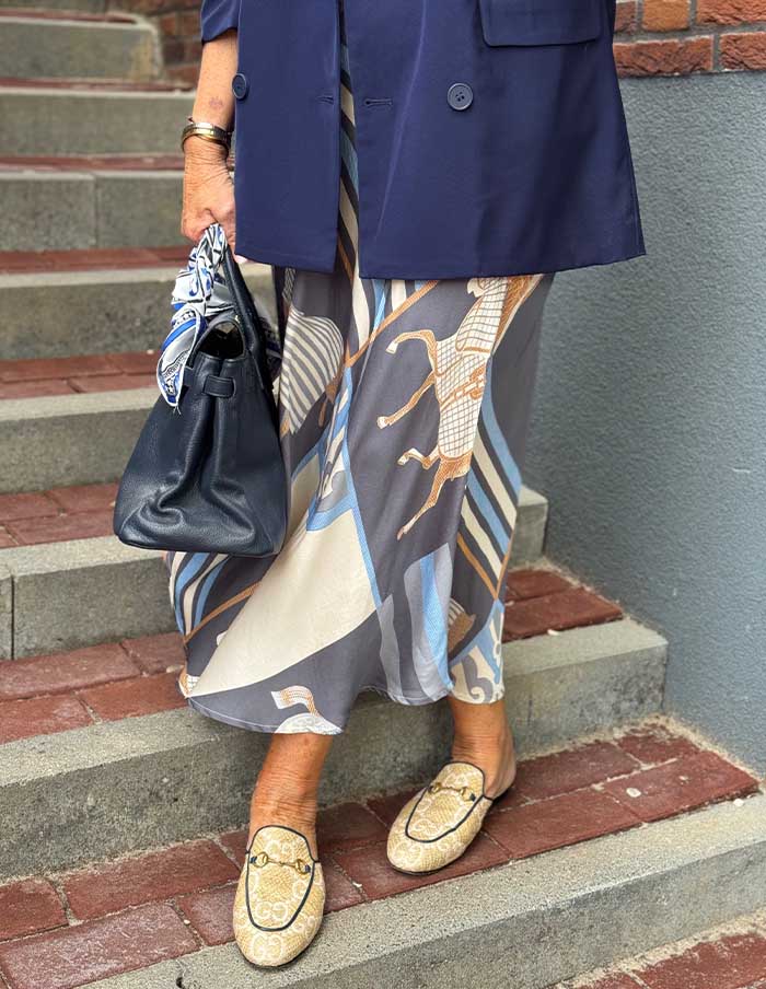 Rok Roustic 6651 Lichtblauw