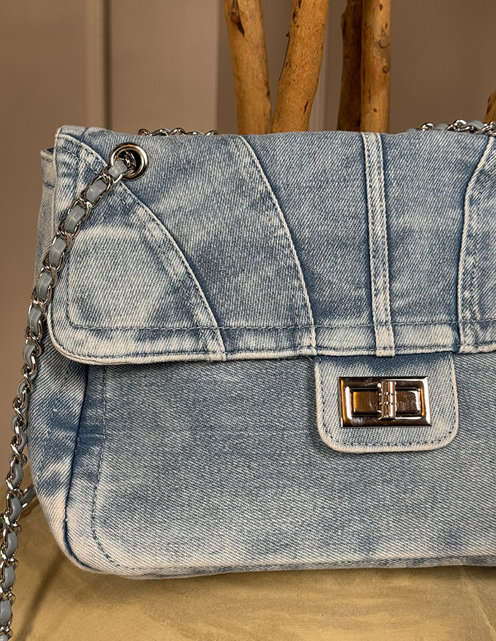 Tas Romy Denim/zilver