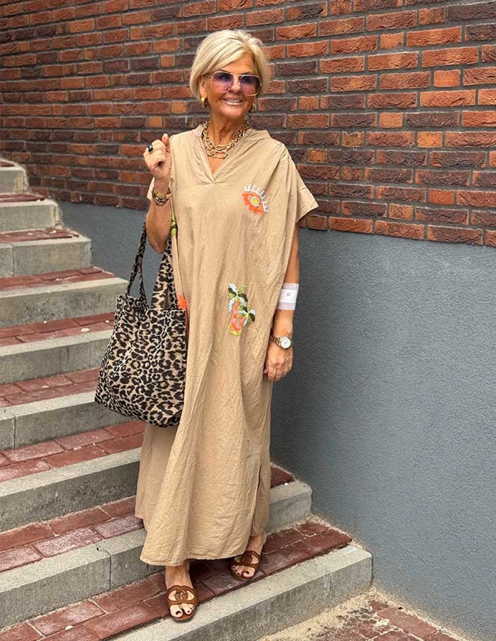Jurk Namasté 12048 Camel