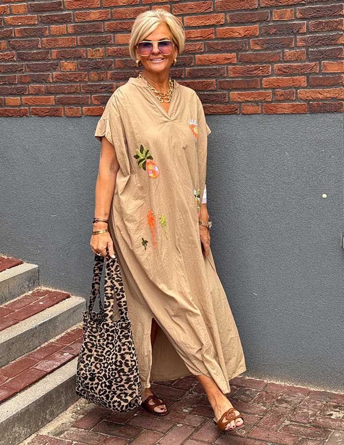 Jurk Namasté 12048 Camel