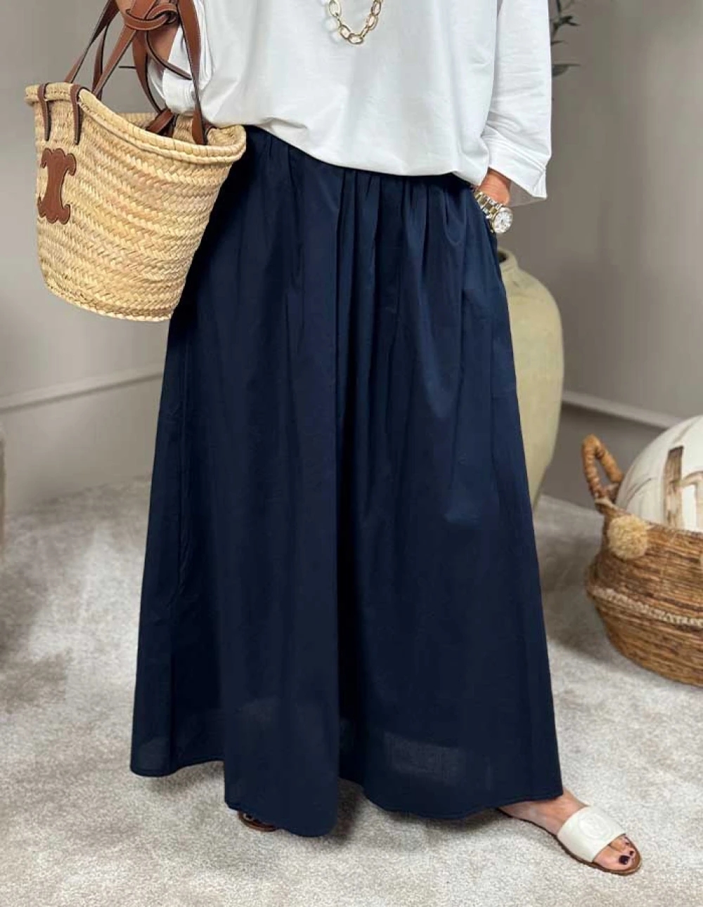 Rok Mila Cotton 68030 Donkerblauw