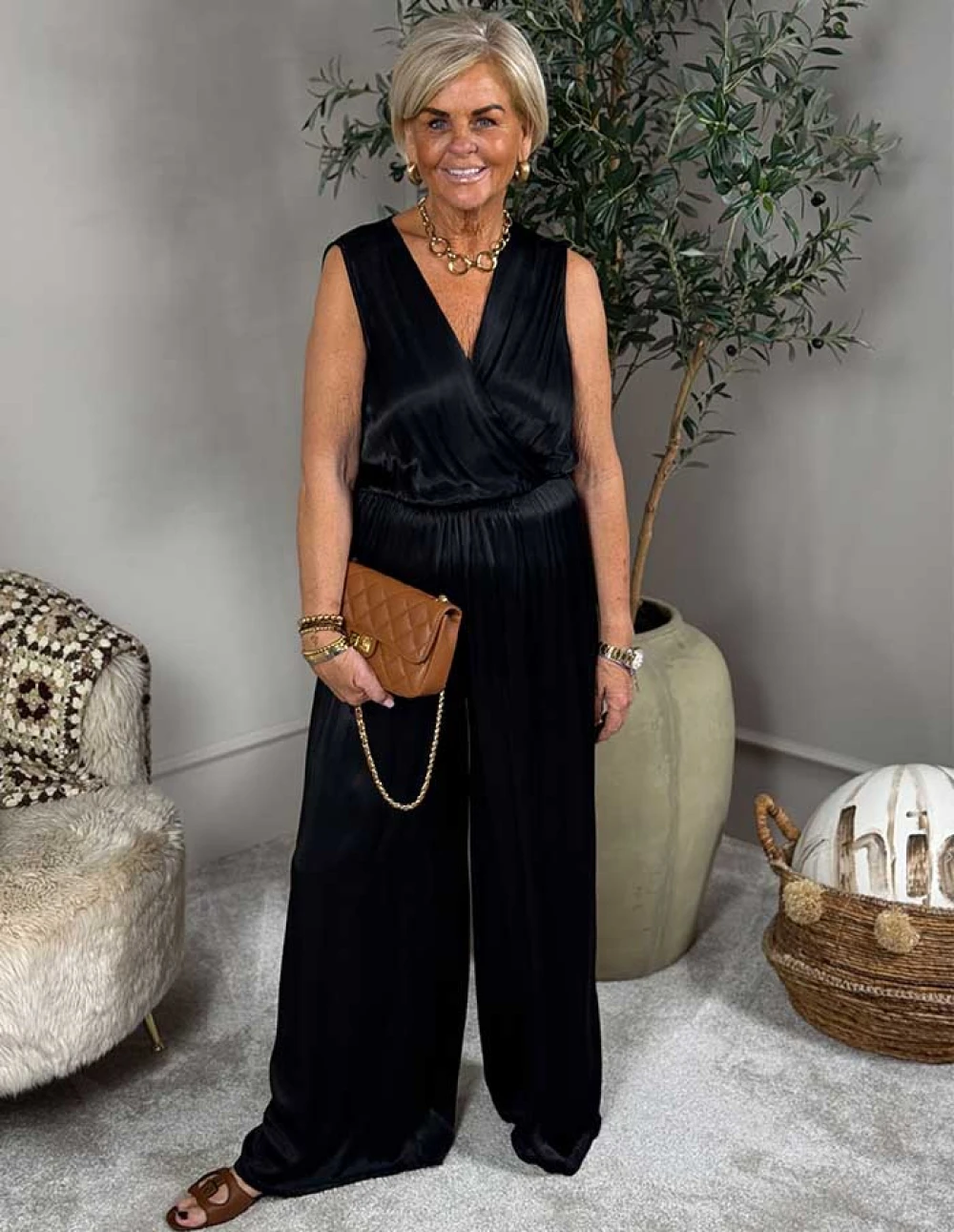 Jumpsuit Tima 6508 Zwart