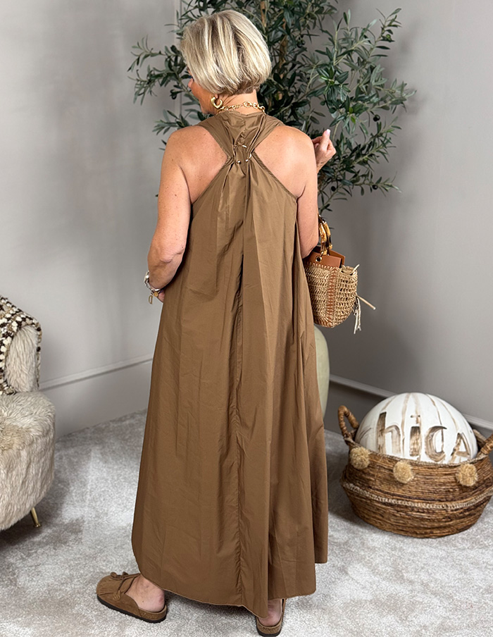 Jurk Diego 3883 Camel