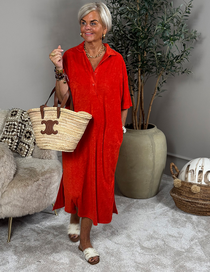 Jurk Seafoam 95157 Rood