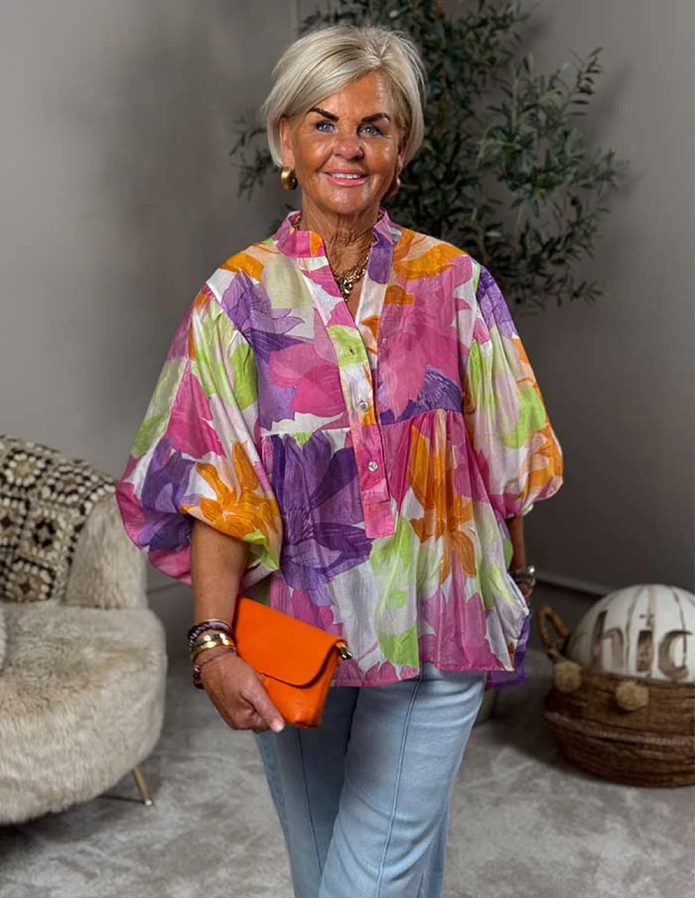 Blouse Sunny Bloom 2431 Multicolor 