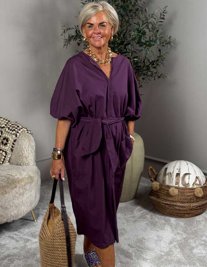 Jurk Summer Whisper 84527 Aubergine