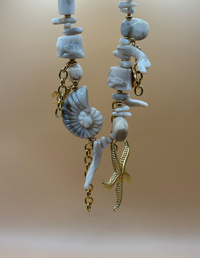 Ketting Wavey 420 Taupe