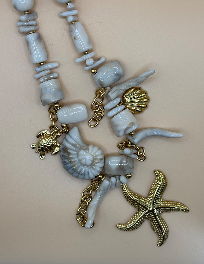Ketting Wavey 420 Taupe