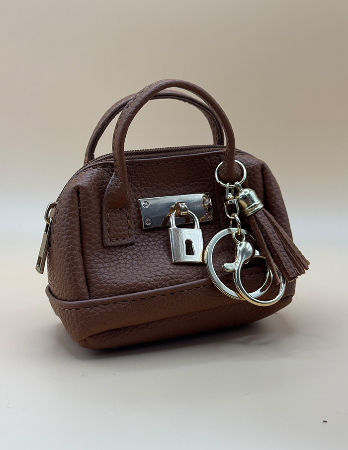 Bag Charm Bag Hermie Camel