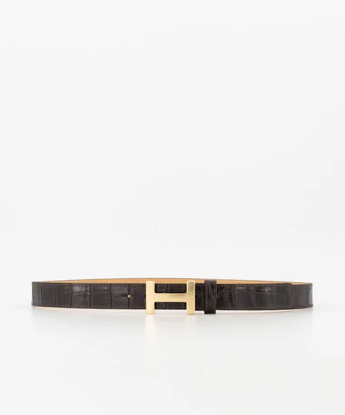 Riem Hera Big Croco Donkerbruin