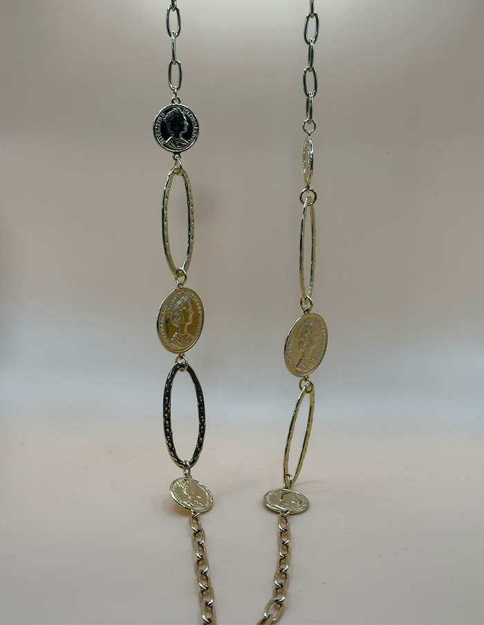 Ketting Louvre Coint Long Goud