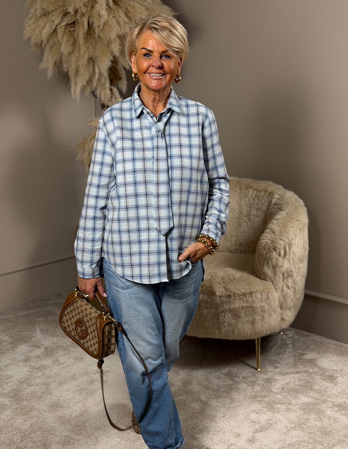 Blouse Iron 02926 Lichtblauw