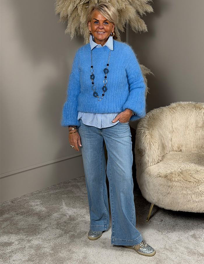 Trui Marcia Mohair Blauw 