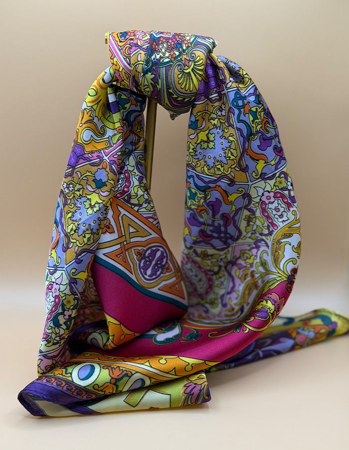 Sjaaltje Paisley Paars 