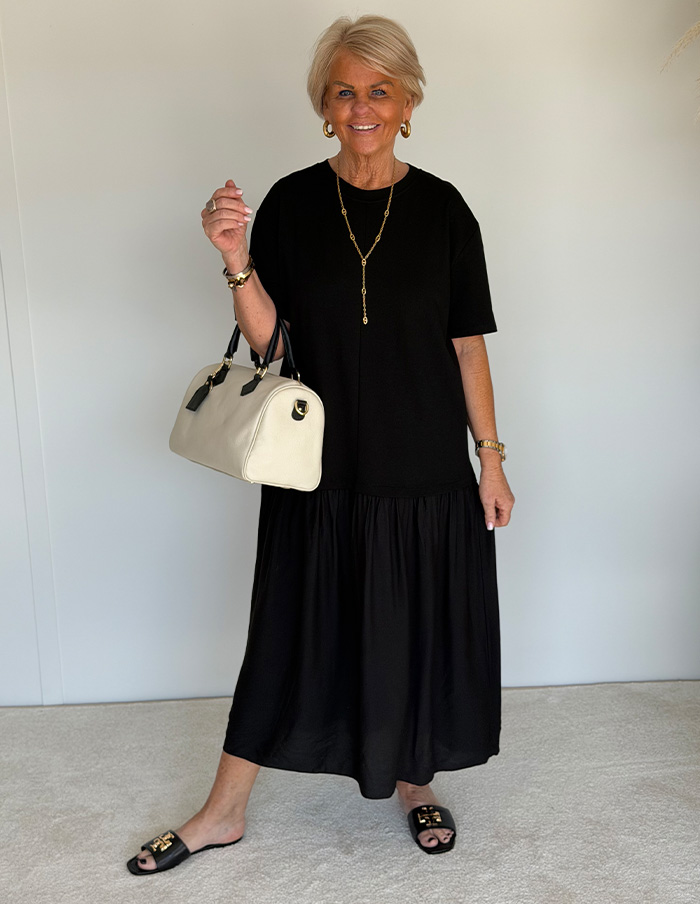 Jurk Ella Flow 61362 Zwart