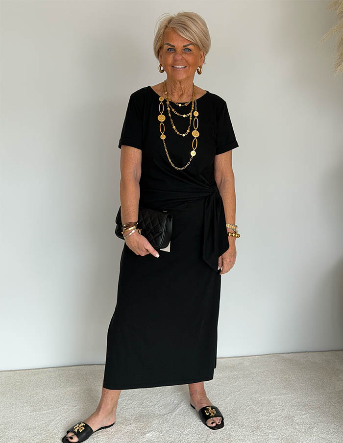 Jurk Knot 26026 Zwart 