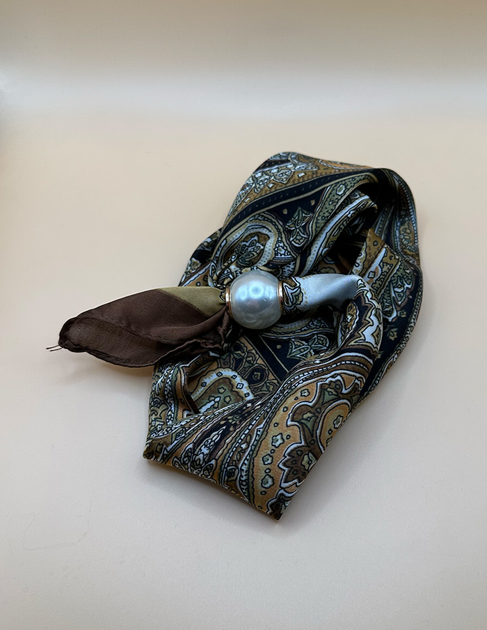 Sjaaltje Click Pearl 217220 Paisley Bruin