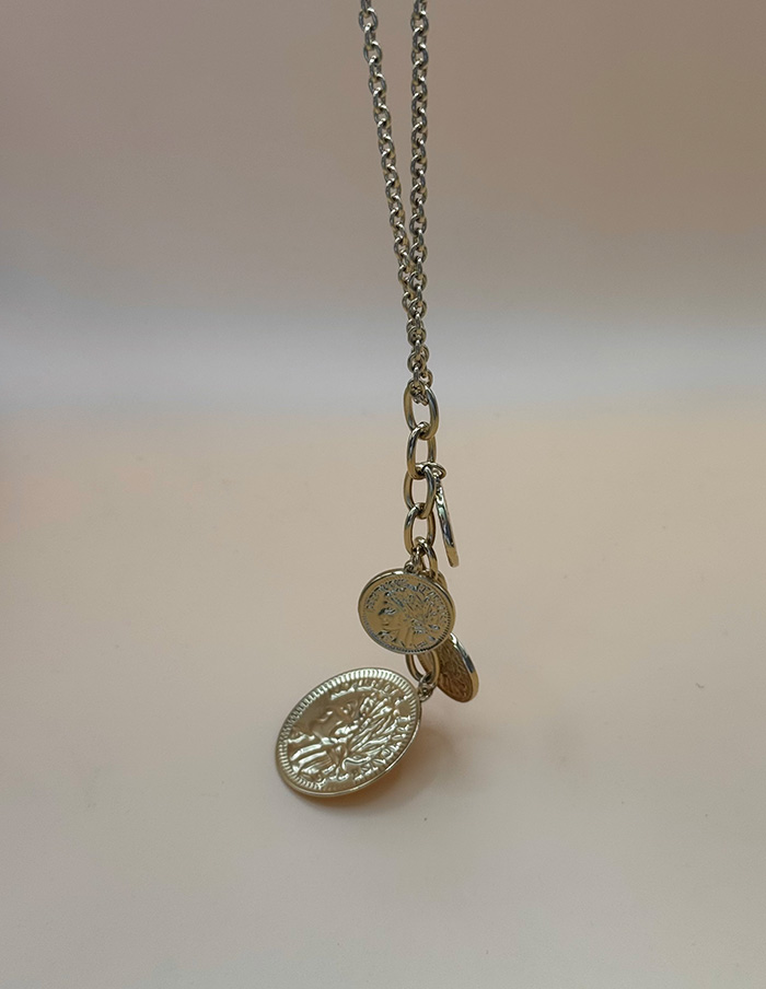 Ketting Ancient Coins Long Goud 